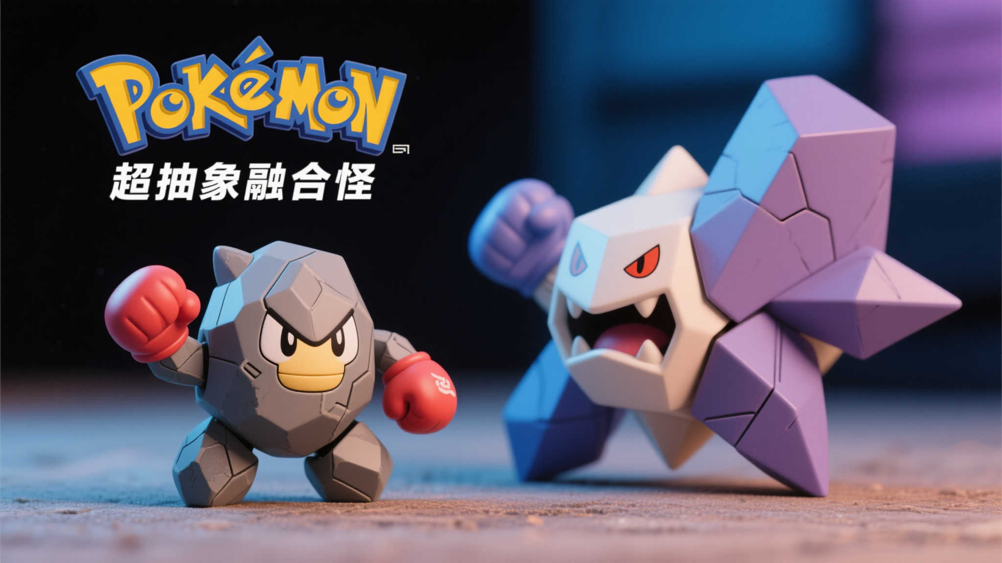 小拳石三态切换玩偶上市，展开瞬间变身抽象融合怪