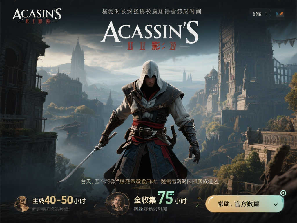 《AC影》游戏时长揭秘:主线约40-50小时,全收集需75小时! 《AC影》游戏时长揭秘:主线约40-50小时,全收集需75小时!
